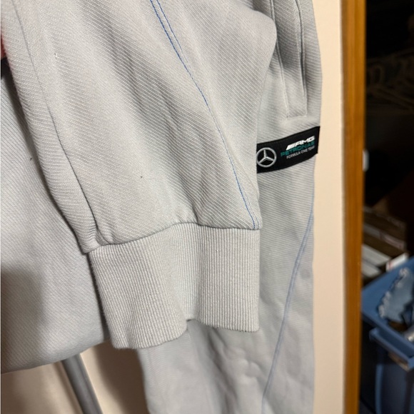 Puma x Mercedes-Benz Light Gray Joggers - Picture 4 of 7